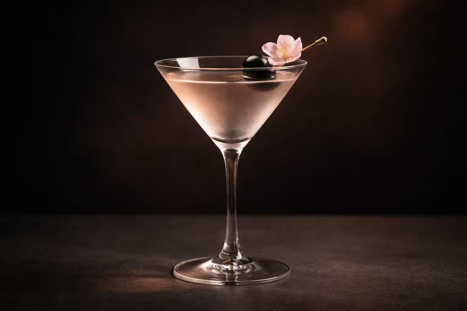 Cherry Blossom Sake Martini