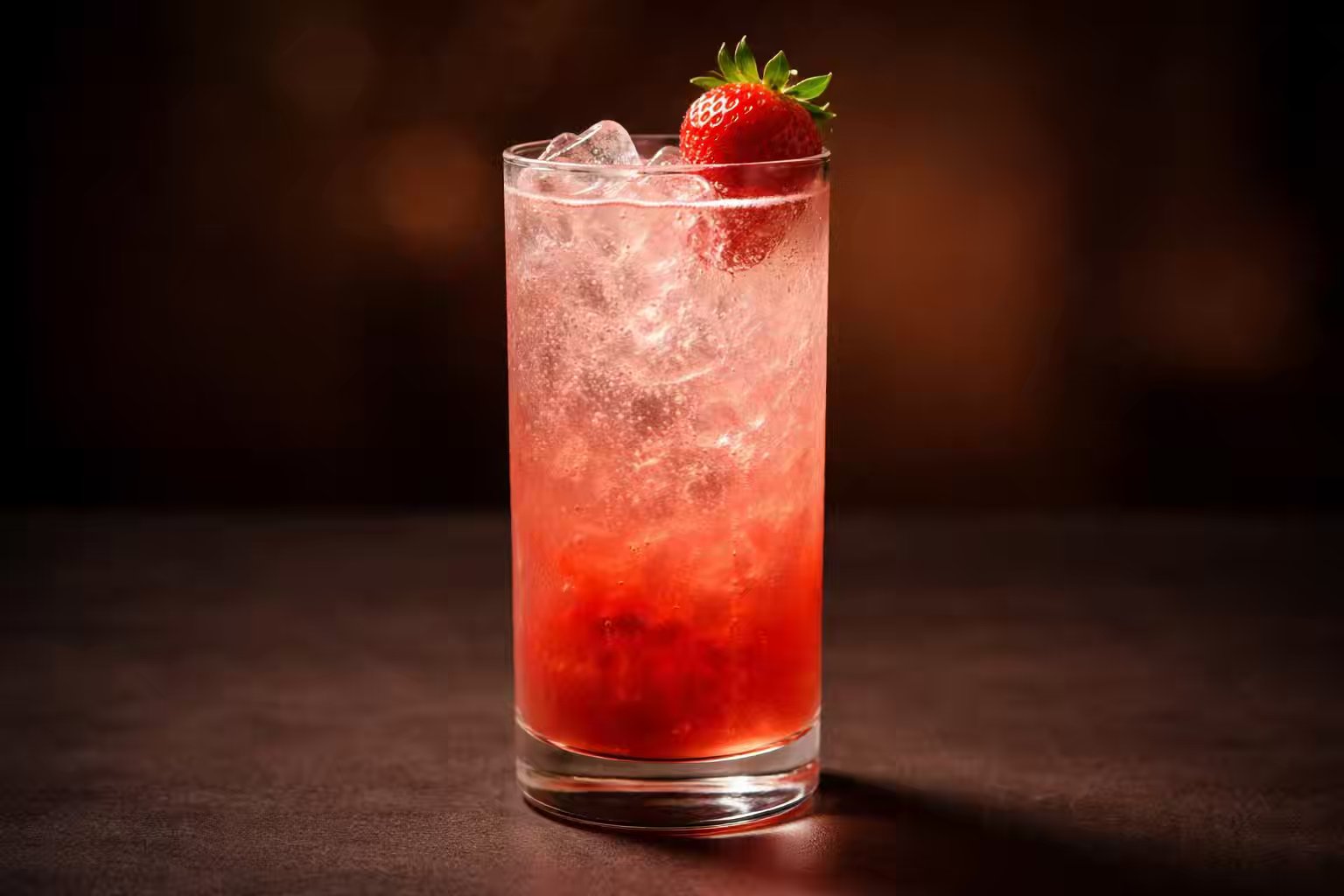 Crushed Strawberry Fizz