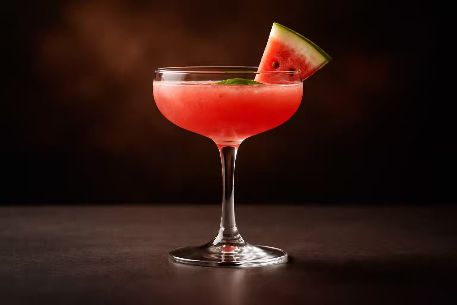 Watermelon and Basil Cocktail