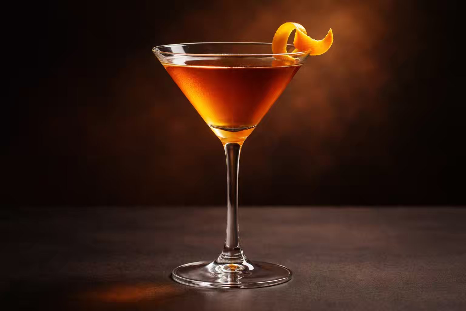 Toast and Orange Cocktail