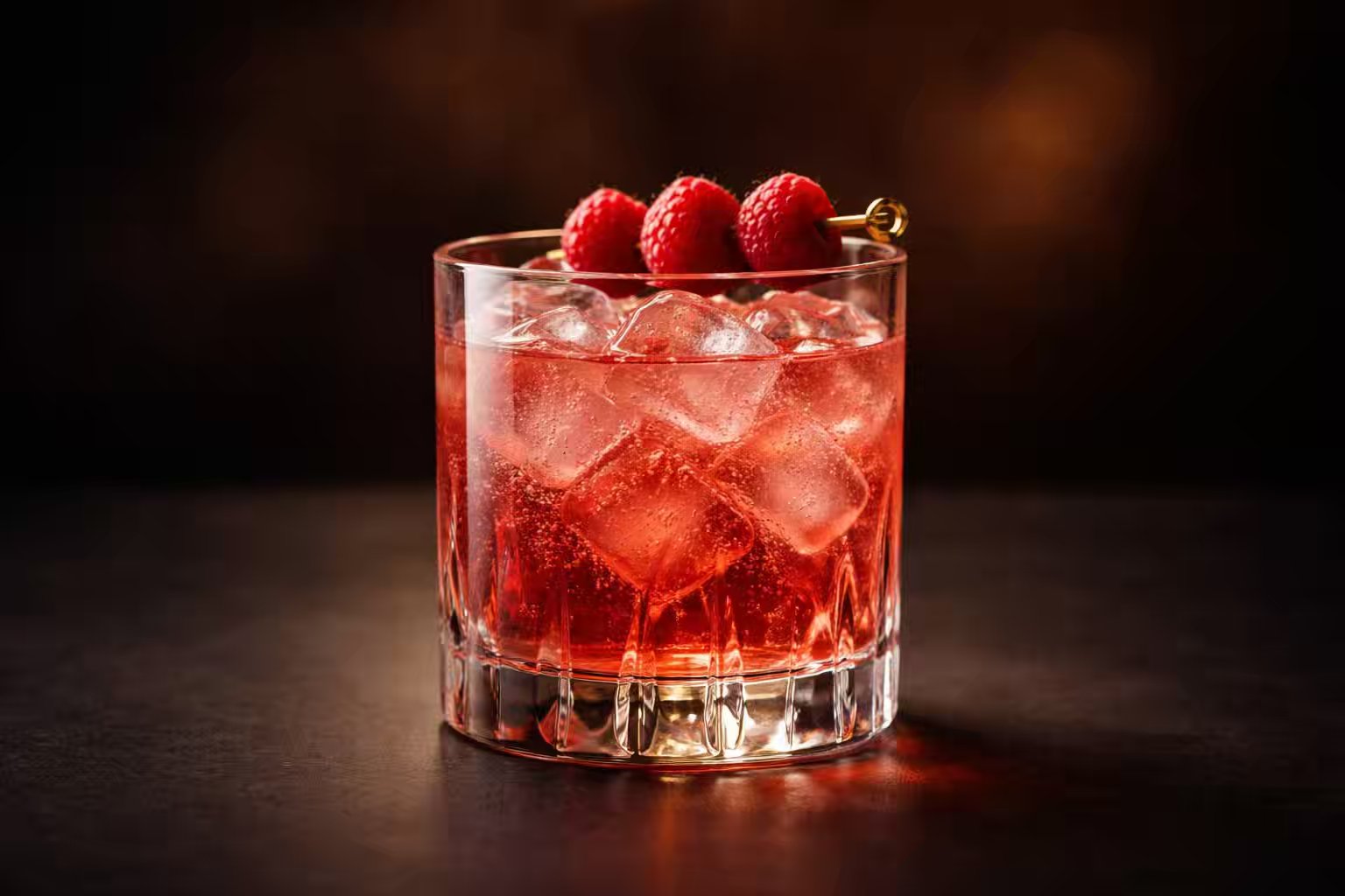 Raspberry Frangipane Spritz
