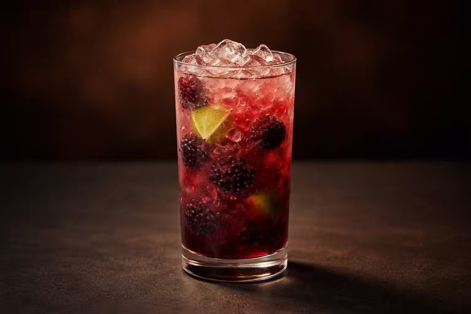 Blackberry Agave Caipirinha