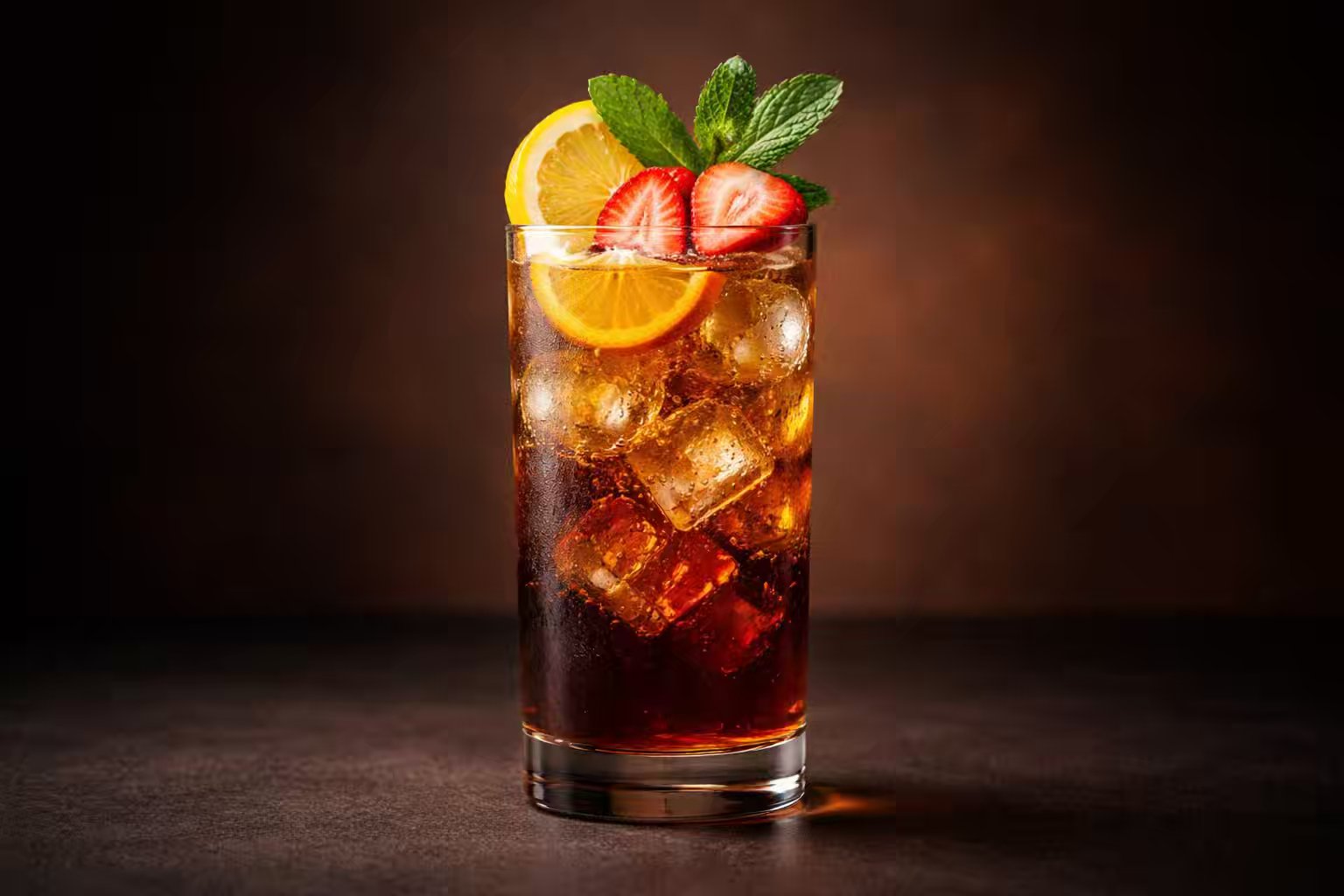 Rye Whiskey Fruit Cup