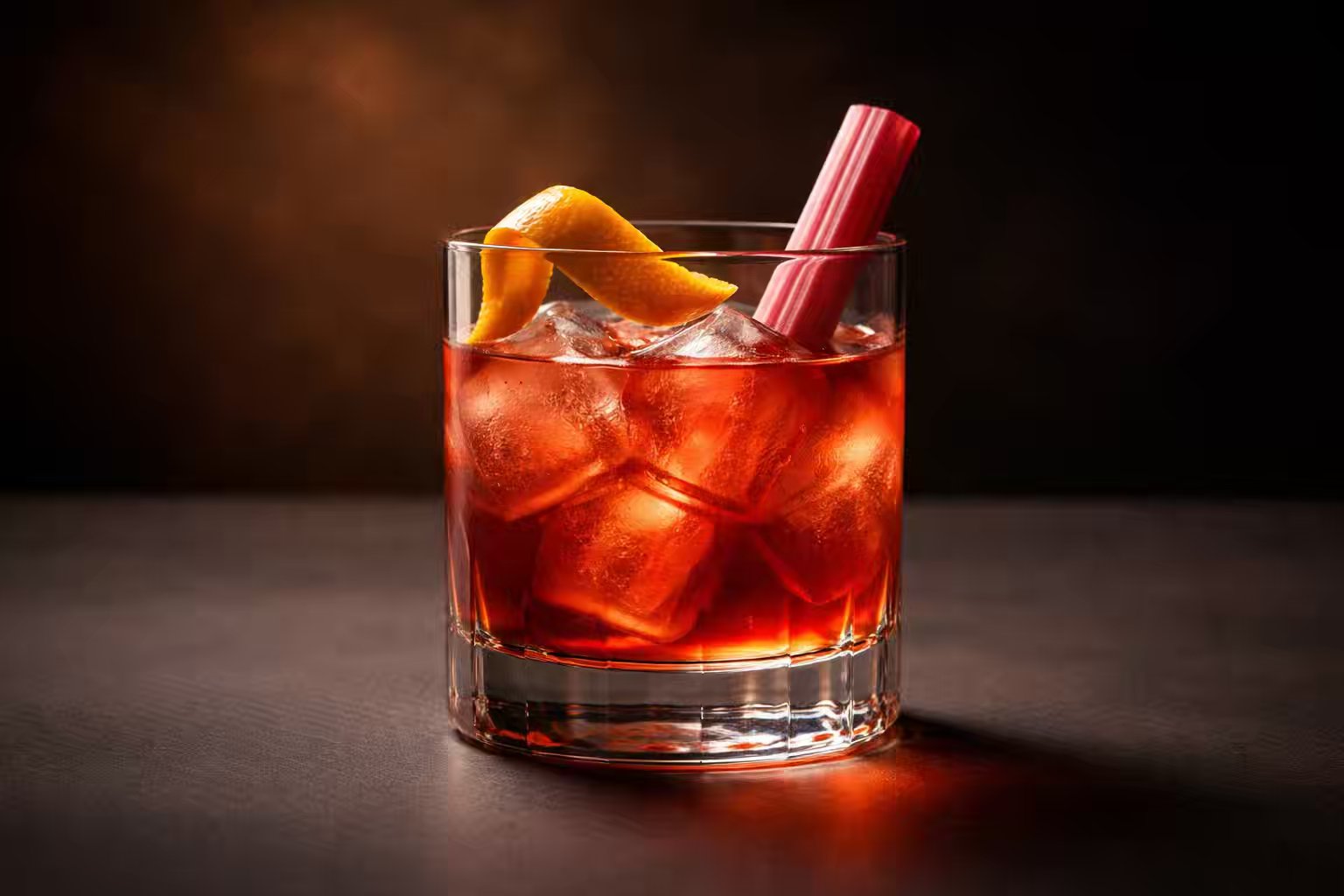 Rhubarb Lucca Negroni