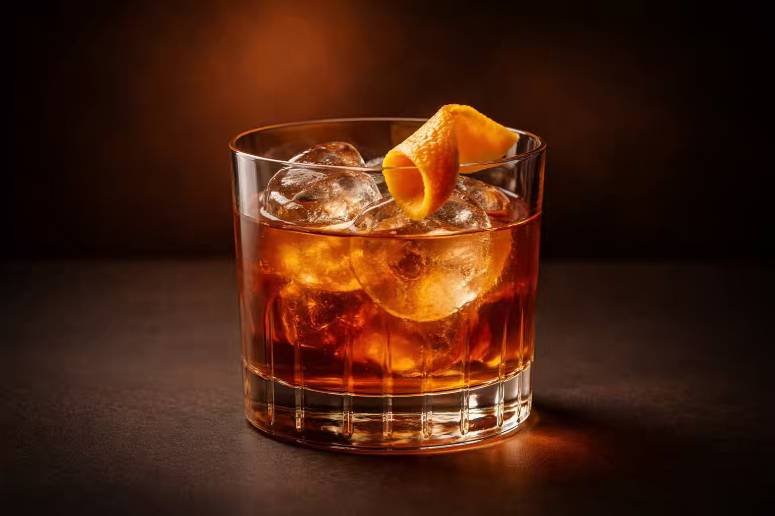 Maple Rum Old-Fashioned