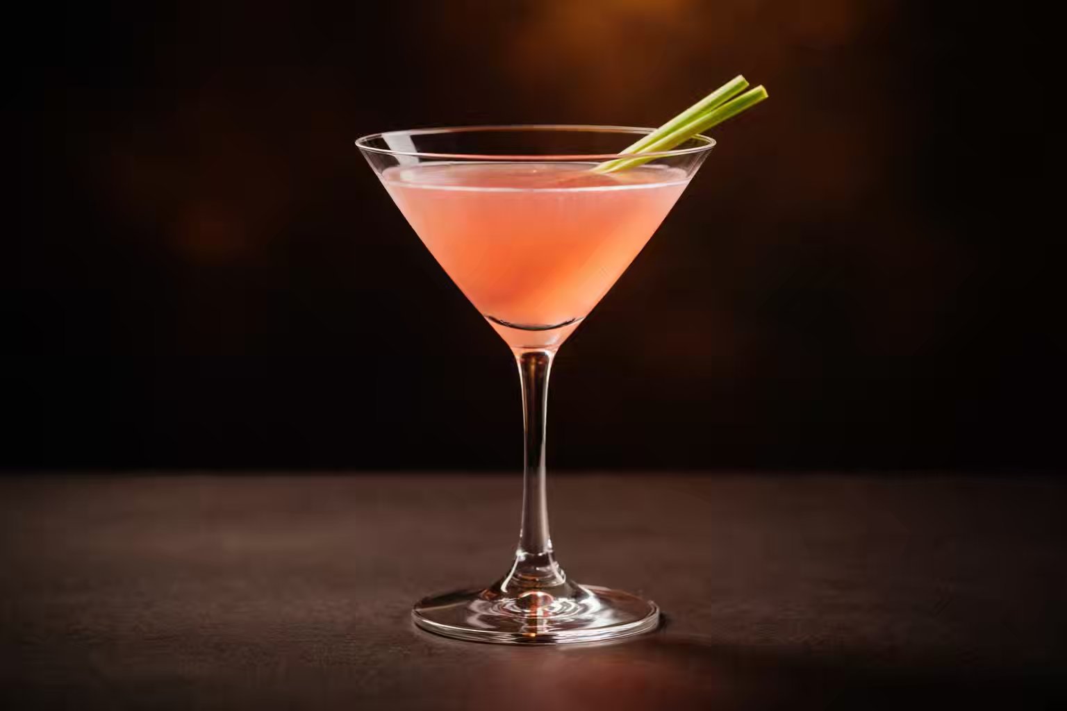 Rhubarb and Lemongrass Cocktail