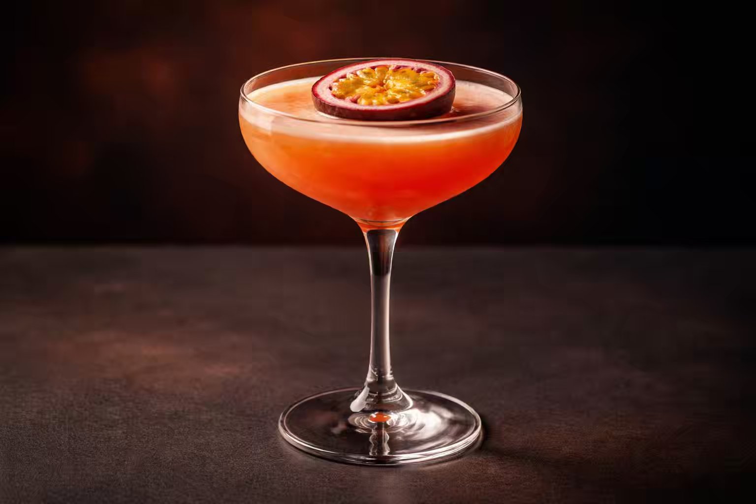 Passionfruit and Blood Orange Martini