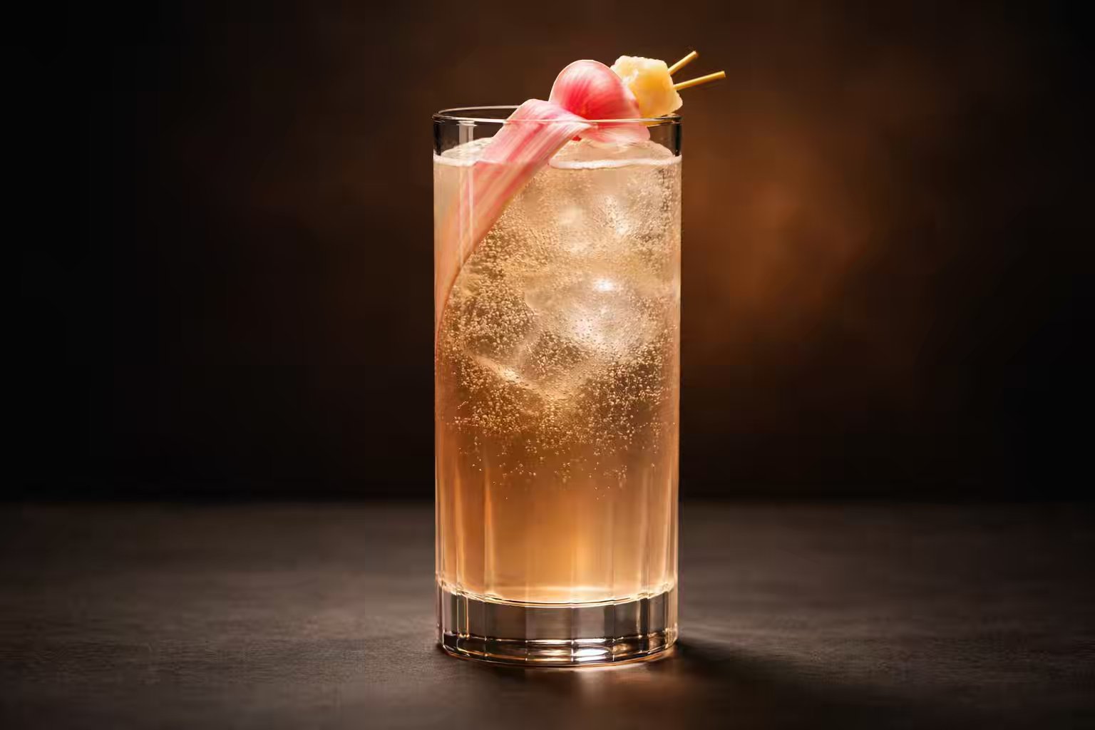 Rhubarb and Ginger Highball